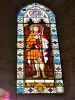 Interior of the church Saint-Saturnin window Emile Thibaud (1863 - 1867), St. Alexis