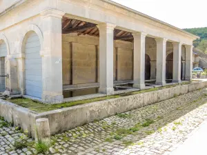 Fountain-washhouse-watering place, covered (© JE)