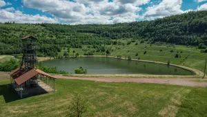 Discovery site, rehabilitated old open pit