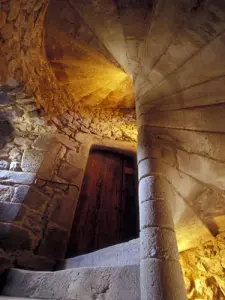 L'escalier à vis de plus de 600 ans