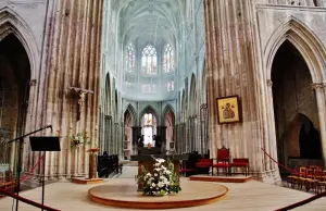 All'interno della chiesa Saint-Jacques