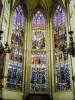 Stained glass windows of the apse of the college of Dole (© J.E)