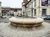 Dole - ​​Fountain, street of the old castle (© J.E)