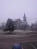 The church under the snow Dombasle