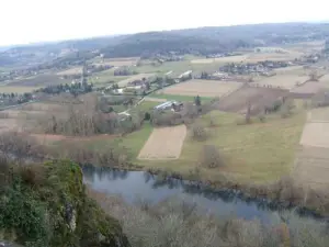 Vista panoramica della Dordogna