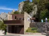 The reception / ticketing area of ​​Château de Peyrepertuse