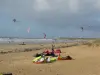 Praia de Kerhillio, meca do kite-surf