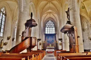 L'intérieur de l'église Saint-Martin