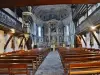 Espelette - Interieur van de kerk Saint-Etienne