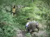 Reconstitution de chasse à Ursus Spelaeus (© J.E)