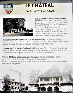 Informations sur le château (© J.E)