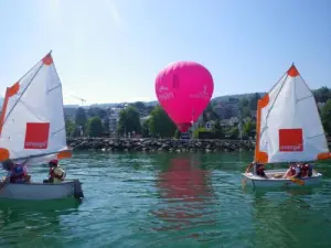 Optimists Circle Sailing Evian