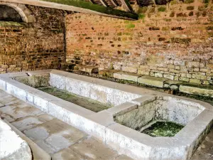 Basin of the fountain-washhouse, near the old church (© JE)