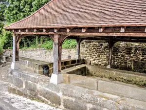 Fontaine-lavoir-abreuvoir, rue du château (© J.E)