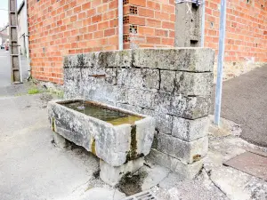 Small fountain- drinking trough, down the rue du château (© JE)