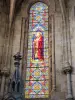 Vitrail du chœur de l'église Notre-Dame-en-sa-Nativité (© J.E)