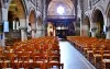 The interior of the church