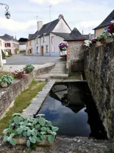 Le lavoir près de l'ancienne mairie