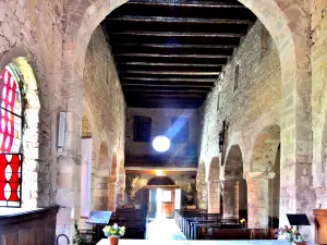 Nef de l'église, vue du choeur (© J.E)