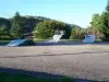 滑板公园和滚子