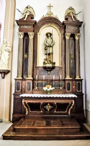 Altar von Saint-Wendelin, in der Kirche (© JE)