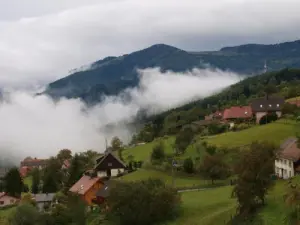 Blick auf das Dorf