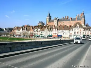 Het kasteel gezien vanaf de brug (© J.E)