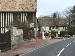 Casas con entramado de madera