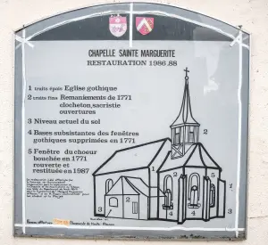 Historique de la chapelle Sainte-Marguerite (© J.E)