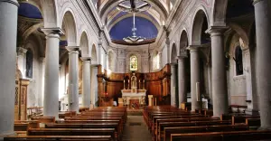 Interior of the church