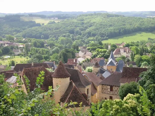 Gourdon, top view