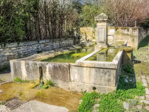 Fontaine-lavoir, rue de la Libération (© J.E)