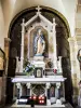 聖母の祭壇 - グランジュ・シュル・ヴォローニュ教会 (© JE)
