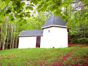 Chapel of the Grippot, in spring (© J.E)