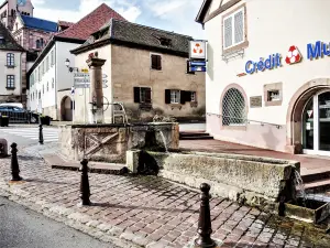 Fontaine-wash-depressione, Piazza del Municipio (© J.E)