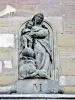 Virgin and Child, above the portal of the Church of Saint-Projet and Amarin (© J.E)