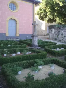 El jardín de hierbas en Saint-Martin, Hostun