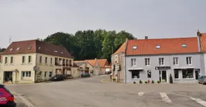 The town