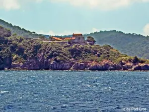 Insel Port-Cros Ansicht des Bootes (© J. E)