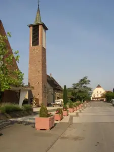 O centro da aldeia