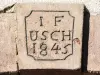 Lintel key dated 1845 (© JE)