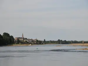 Le Fresne-sur-Loire ver desde la carretera acarreo