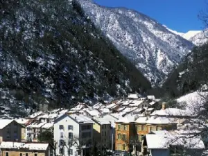 Il villaggio in inverno
