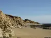 Côte sauvage en se baladant le long du littoral