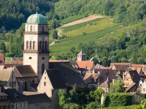 Vista del pueblo de Kaysersberg