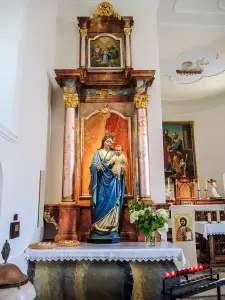 Altar de la Virgen - Iglesia de Kiffis (© J.E.)