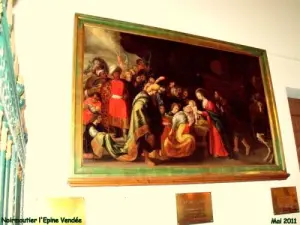 En l'église, tableau de Laroche de 1673