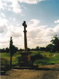 Cross gelegen aan de begraafplaats L'Hôpital-le-Mercier