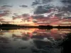 Восход солнца на озере Ружере