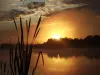 Восход солнца на озере Ружере